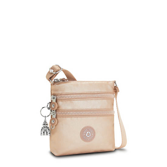 Kipling Alvar Extra Small Metallic Mini Tassen Goud | BE 1308HA